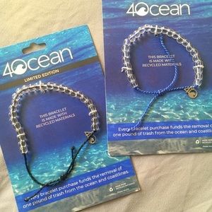 NEW 4Ocean Bracelets - Blue & Black